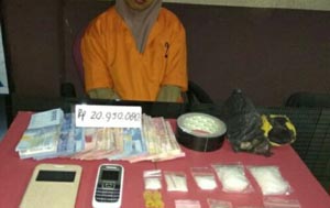 Is (40) Bersama BB Sabu Berhasilkan Diamankan Polisi di Keritang